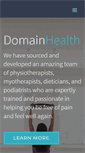Mobile Screenshot of domainhealth.com.au